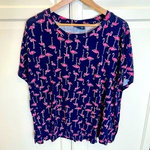 ModCloth flamingo tshirt 1X